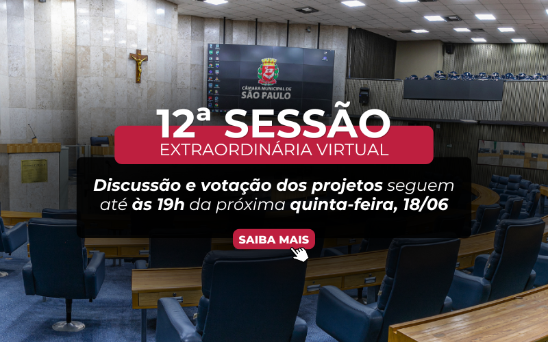 Câmara de SP aprova 60 projetos em Sessão Extraordinária Virtual